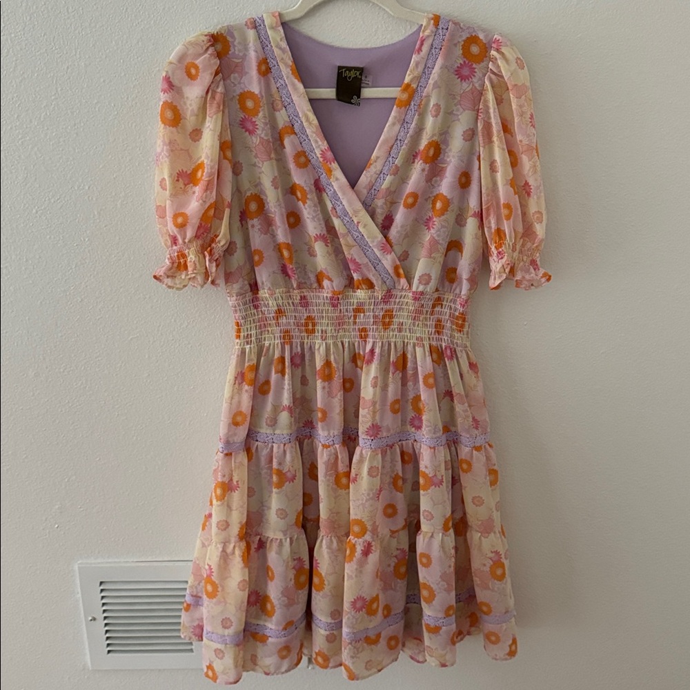 Taylor Vibrant Purple and Orange Garment
